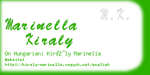 marinella kiraly business card